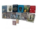 a lot of books that are sitting on a table