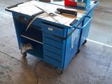 an image of a workbench in a factory with tools on it