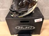 a helmet that is sitting on top of a box