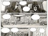 the comic strip shows a man in a hoodie and a woman in a hoodie in front of a truck