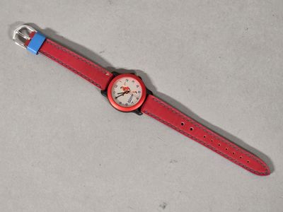 Montre Automatique Mortima Jeweled - Boîtier Doré, Bracelet Cuir - Occasion Fonctionnelle