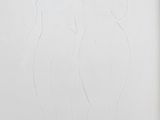 a drawing of two women standing next to each other in front of a white background