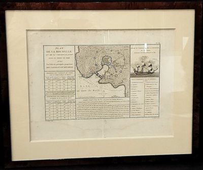 Pierre François TARDIEU (1711-1771) " Plan de La Rochelle et…