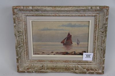 an image of a painting of a sailboat in the water