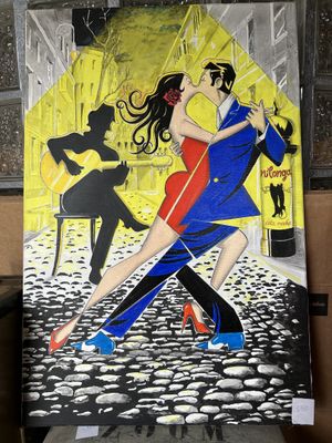 Michel CAPUTO. Les danseurs "Milonga esta noche".