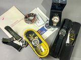 a lot of items that are sitting on a table