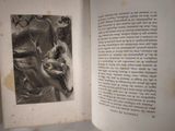 an old book with a picture of a bird on it