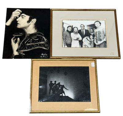 three framed photographs of elvis presley and his band