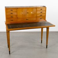 Bureau de dame ou « Bonheur du Jour », de style Louis XVI, v… (photo 4)