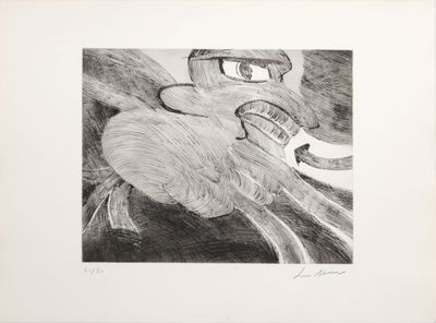 une image représentant le dessin d'un homme portant des lunettes