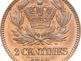 a close up of a coin with a crown on it