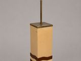 an image of a table lamp with a wooden base and a white light bulb