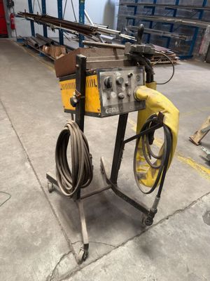 an image of a machine that is sitting in a warehouse