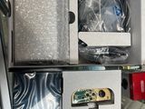 a box of electronics sitting on top of a table