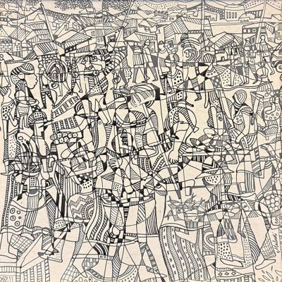 Houston MALUDI, (Kinshasa 1978, Lives and works in Kinshasa,…