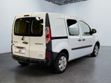a white van that is parked in a room