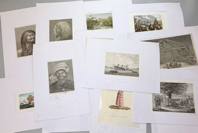 a lot of pictures of people on the table