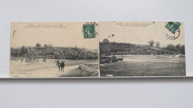 Guéret Fêtes de la Trinité 1911. Aérodrome de Pommeil Lot 6 de 2c...