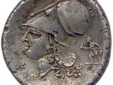 une pièce de monnaie en argent portant l'image d'un homme et d'une femme