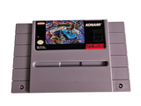 an old nintendo game on a white surface