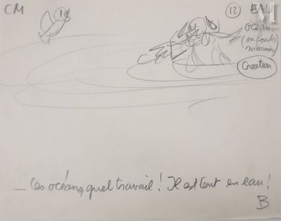 EFFEL Jean (1908-1982) Les océans, c. 1970