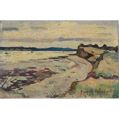 INNOCENT Franck. (1912-1983). « Bord de mer ». - Photo 1