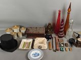 many different items that are sitting on a table