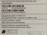 a label on the back of a cell phone