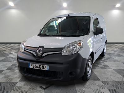 a picture of a white van parked in a room