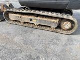 an image of a close up of a tractor track