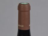 a close up of a bottle of wine with a label on it