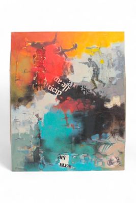 une image représentant un livre dont la couverture est ornée d'une peinture