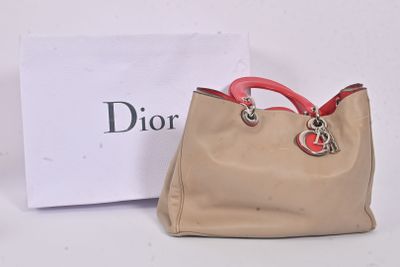 Christian DIOR Diorissimo Sac en cuir beige