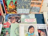 many books that are on the table together