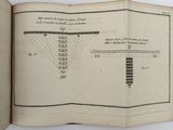 an open book with a diagram of a structure in it