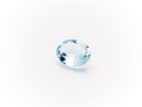 a blue topazte gems on a white background