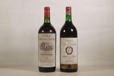 deux bouteilles de vin posées l'une à côté de l'autre sur une table