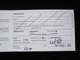 a picture of a receipt that has been written on it