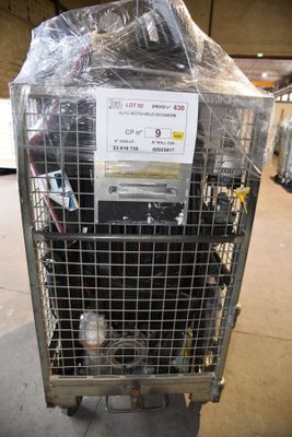 a cart that has a bunch of items in it