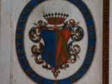 a picture of a coat of arms with a crown on it