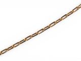 an image of a gold chain with a link on a white background