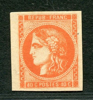 FRANCE- EMISSION de BORDEAUX -Cérès impression lithographiqu…