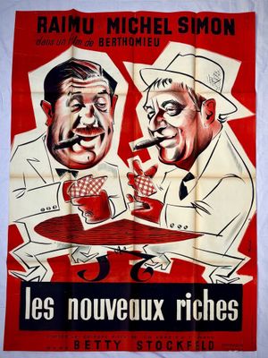une affiche de film mettant en scène deux hommes en train de jouer aux cartes