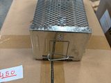 a box that has a bunch of metal items on it