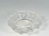 an image of a clear glass bowl on a white surface