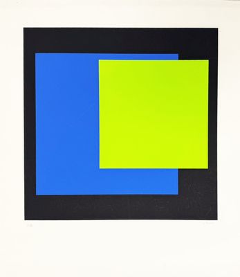 Geneviève CLAISSE (1935-2018), "composition", sérigraphie si…