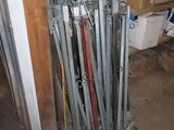 an image of a pile of pipes in a room