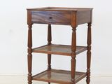 an image of a wooden table with a drawer on top of it