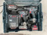 the tools are in the case on the floor ready to be used