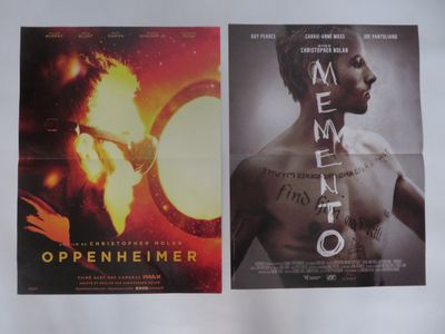 deux affiches de cinéma représentant un homme avec des tatouages sur la poitrine et une femme avec des tatouages sur la poitrine